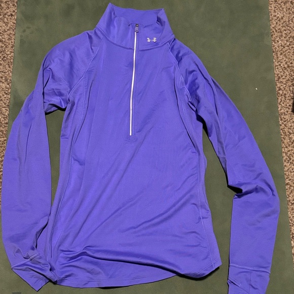 Under Armour Women's Vibrant Purple half-Zip shirt - Picture 1 of 5